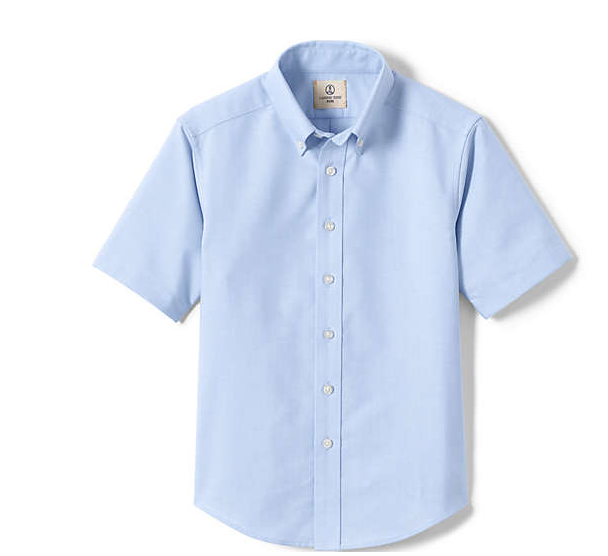 School Uniform Boys Short Sleeve Oxford Dress Shirt