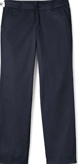 Womens Perfect Fit Plain Front Blend Chino Pant"